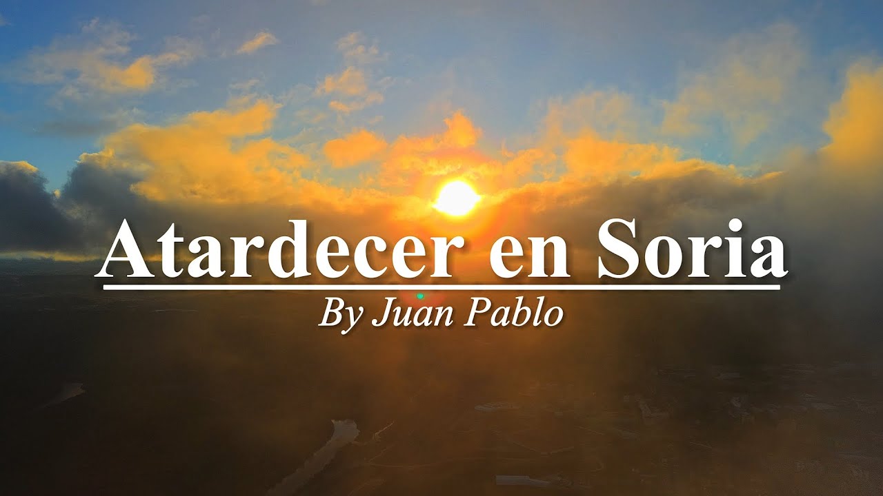 Atardecer de invierno en Soria
