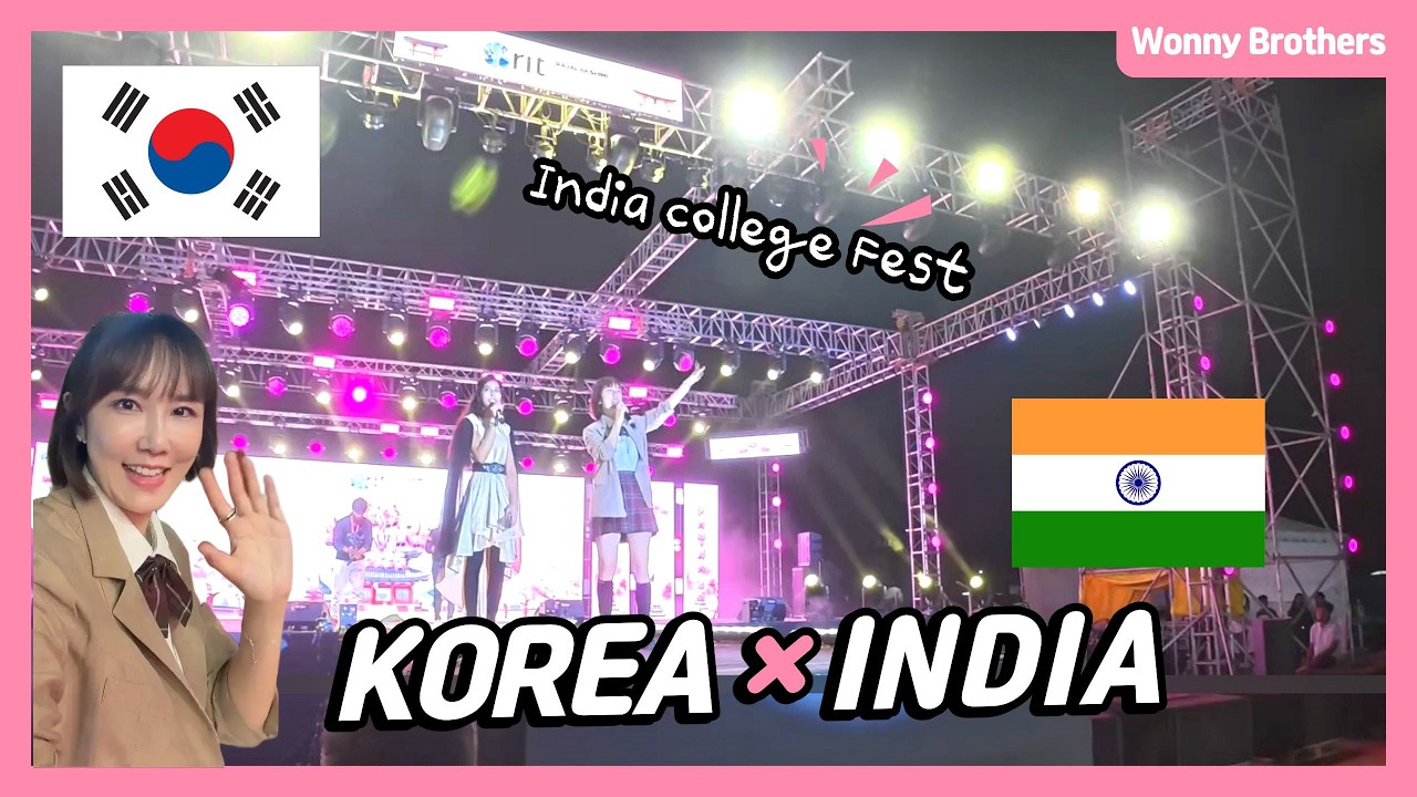 🇰🇷× 🇮🇳 KOREAN at INDIAN FEST?!