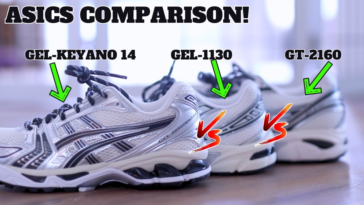 Asics Gel-Kayano 14 vs Gel-1130 vs GT-2160 Comparison!