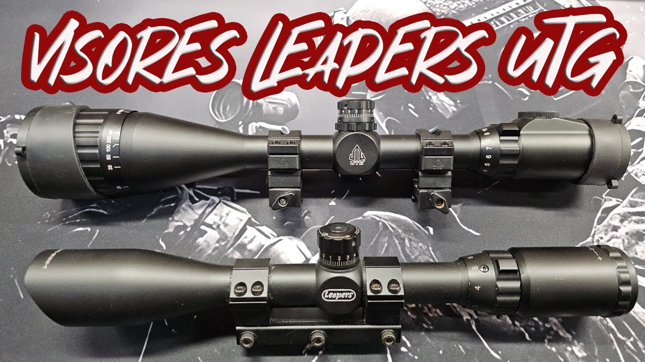 UTG LEAPERS 4-16X50 ESTOS ME TIENEN ENAMORADO, CARABINAS MONTEVIRGEN