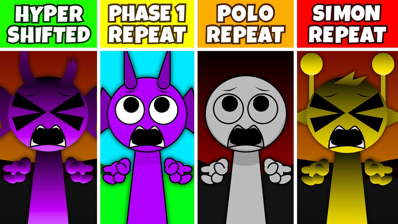 Incredibox Sprunki: Phase 1, Polo, Simon REPEAT After HYPER SHIFTED