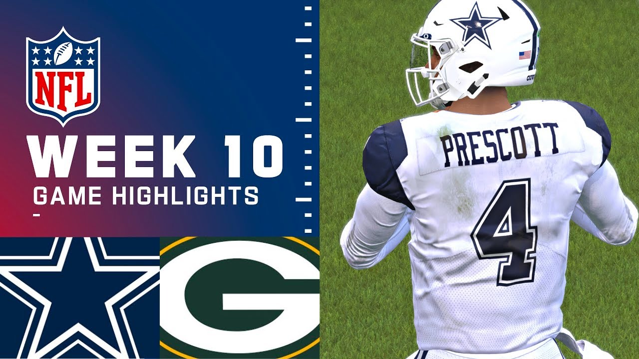 Cowboys vs. Packers Week 10 - Madden 23 Simulation Highlights