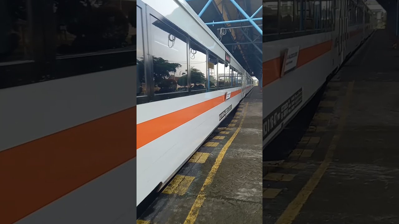 Kereta api KA MALIOBORO EKSPRES Malang - Purwokerto #shorts