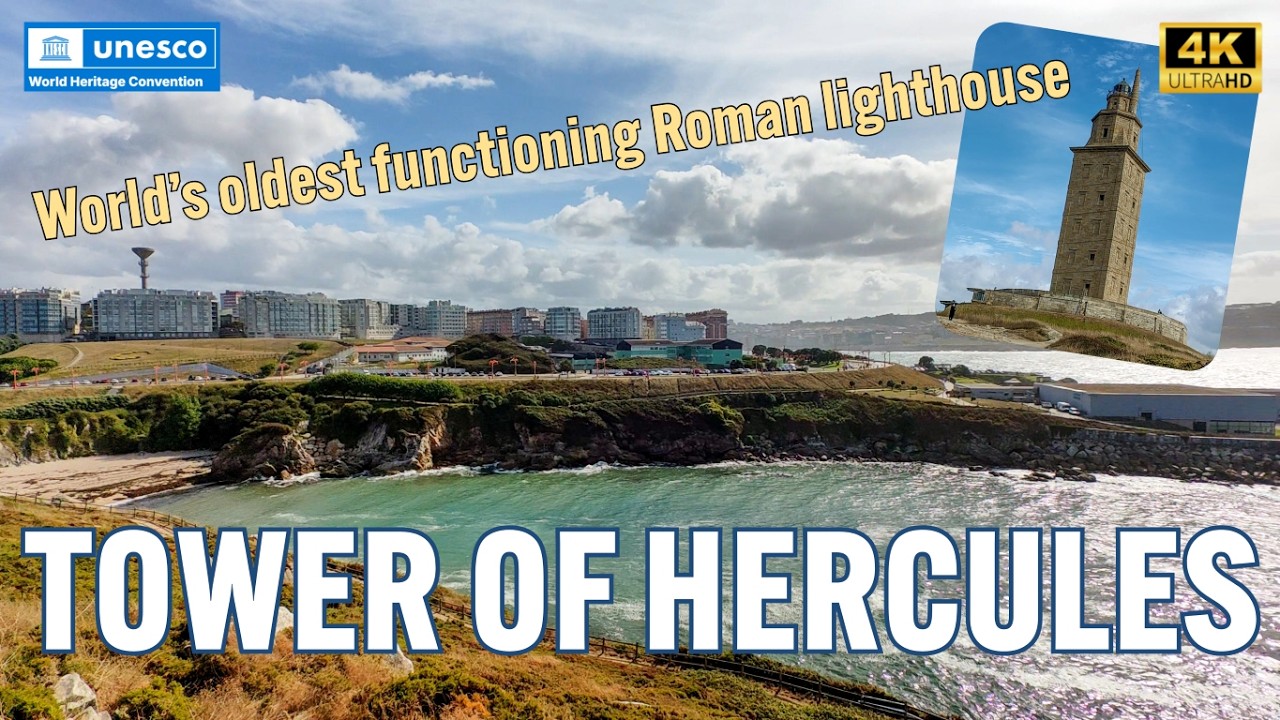 Torre de Hercules _ A Coru&ntilde;a, ESPA&Ntilde;A 2025 _ Faro Romano M&aacute;s Antiguo Existente Hoy En D&iacute;a 🤯