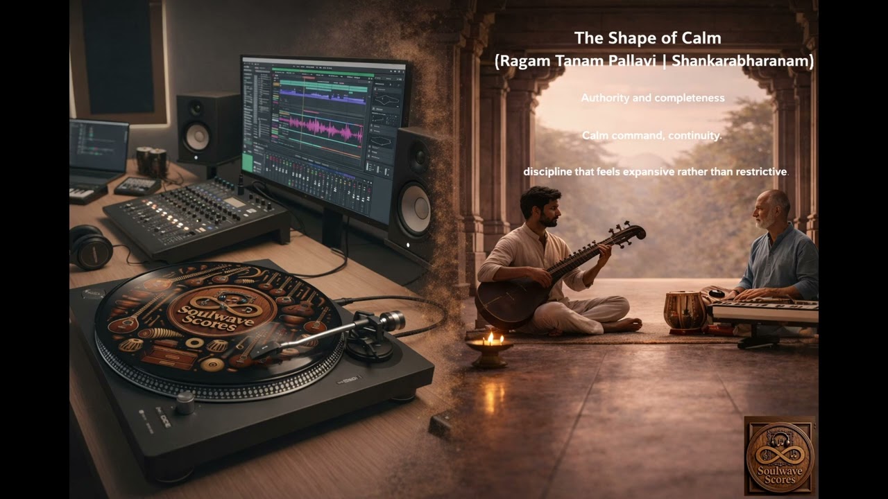 The Shape of Calm (Ragam Tanam Pallavi - Shankarabharanam) Fusion