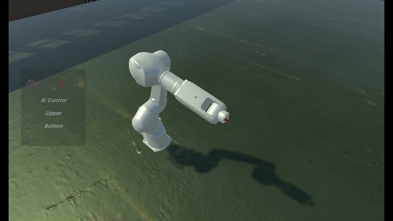 Control 6-DoF robot arm using by Unity