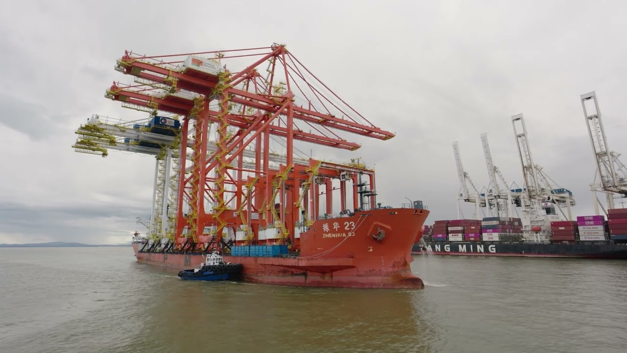 First Two Replacement Cranes Arrive at GCT Deltaport as Part of $170M Modernization Project