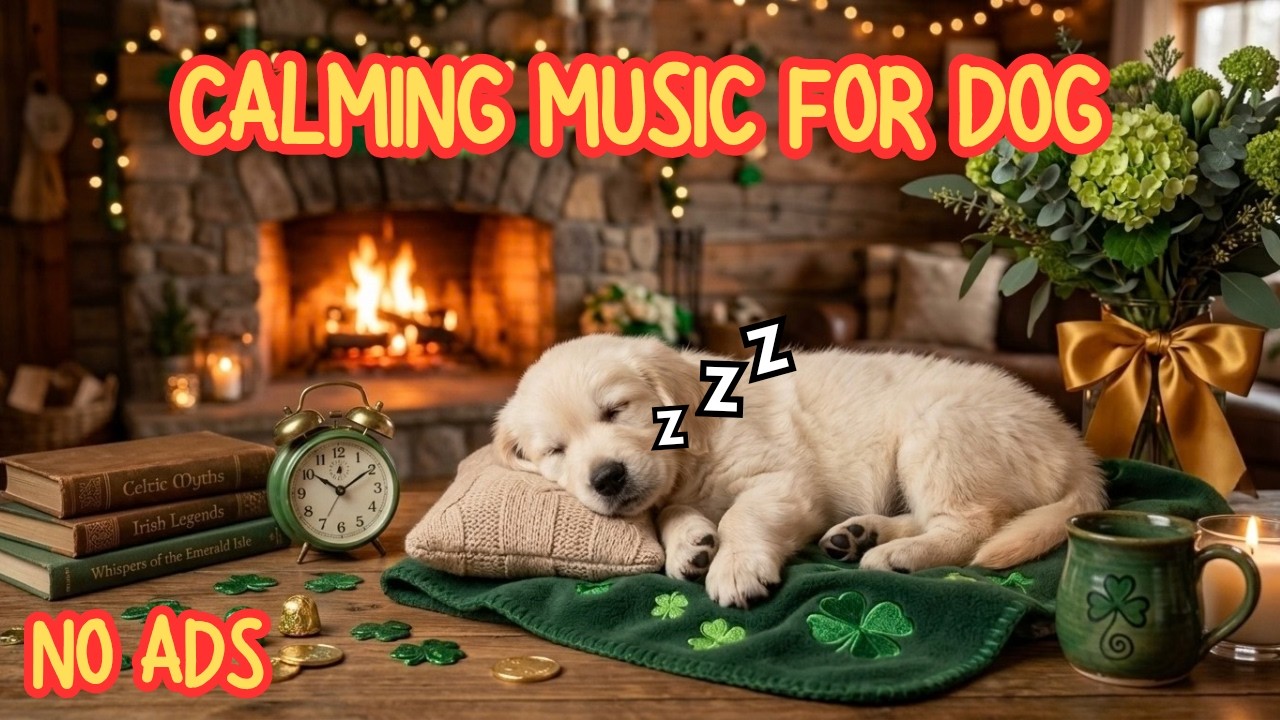 Calming Music for Dogs 🐶 Anxiety Relief & Deep Sleep | No Ads