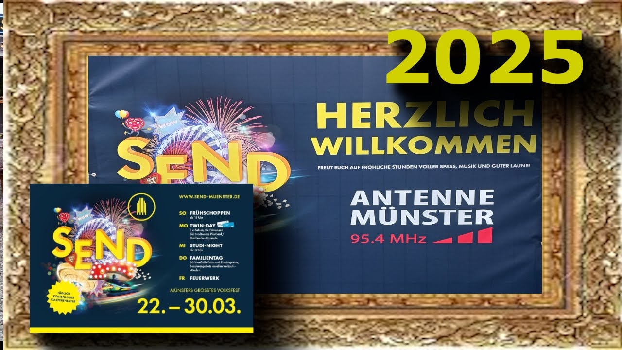 Rundgang &uuml;ber M&uuml;nsters gr&ouml;&szlig;tes Volksfest | Fr&uuml;hjahrssend | M&uuml;nster | 2025
