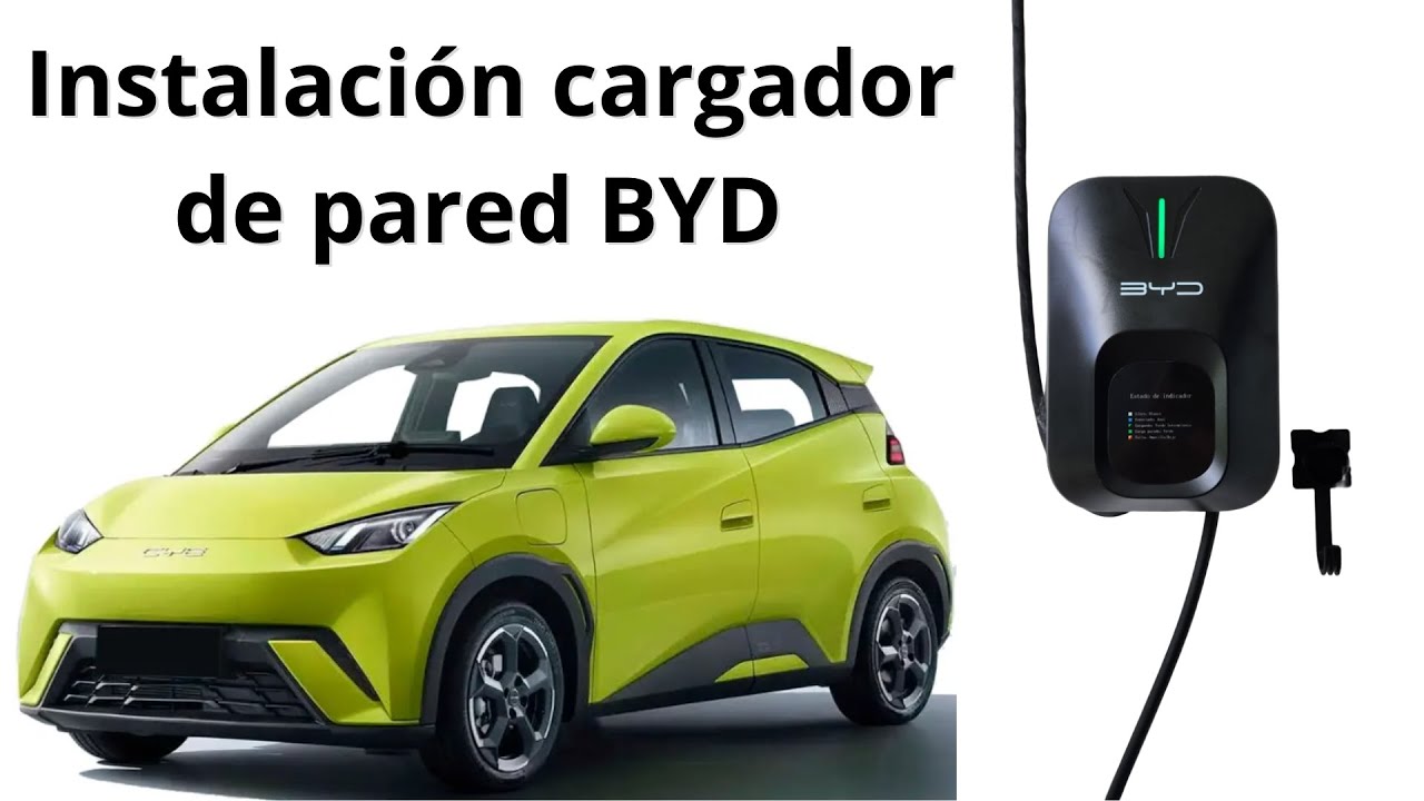 Como instalar cargador de pared BYD Dolphin Mini