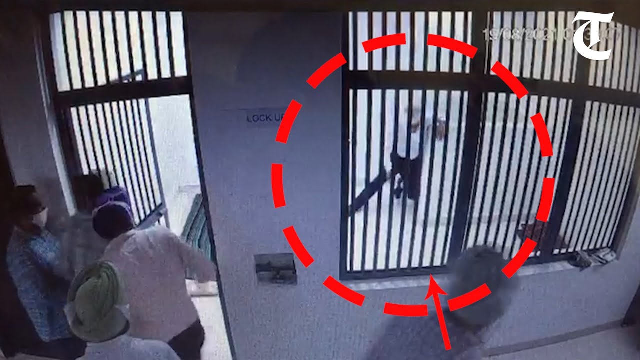 Watch CCTV footage of former Punjab DGP Sumedh Singh Saini collapsing in lock-up