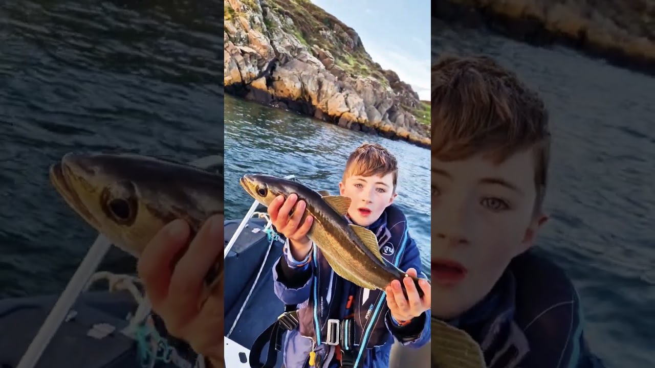 Jacks biggest fish so far. #fishinglife #boatadventure #seafishing #oceanlove #familytime #pov