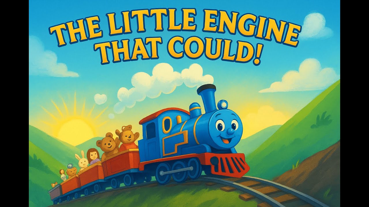 The Little Engine That Could – Never Give Up! 💪|Motivational Story for Kids|Inspirational Kids Story
