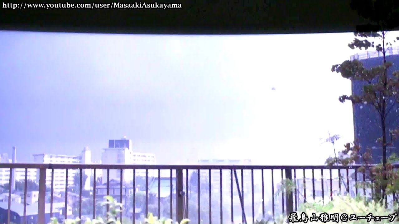 Thunderstorm in Tokyo - Turn up your volume!!!!! [August 27, 2018]