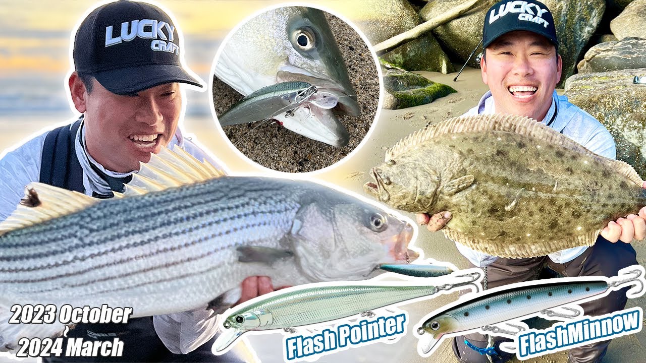 【California Surf Fishing】Flashminnow 110 - 2023 October to 2024 March Highlights【Benjie Kim】