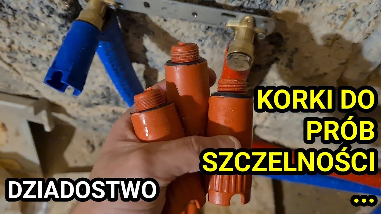 KORKI DO PRÓB SZCZELNOŚCI - DZIADOSTWO PLASTIKOWE, KTÓRE DO WODNEGO TESTU SZCZELNOŚCI SIĘ NIE NADAJE