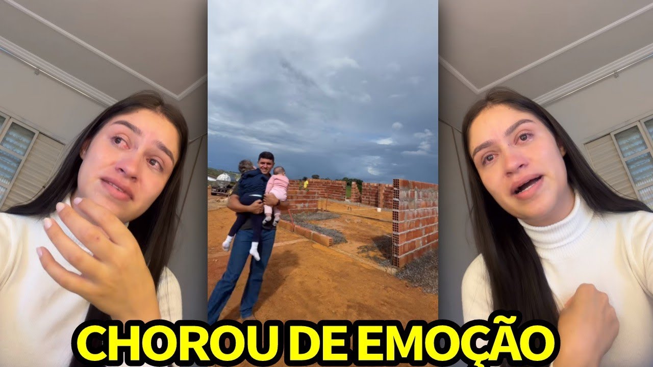 ANA VITÓRIA CHORA DE EMOÇÃO AO VER EVOLUÇÃO DA CASA 