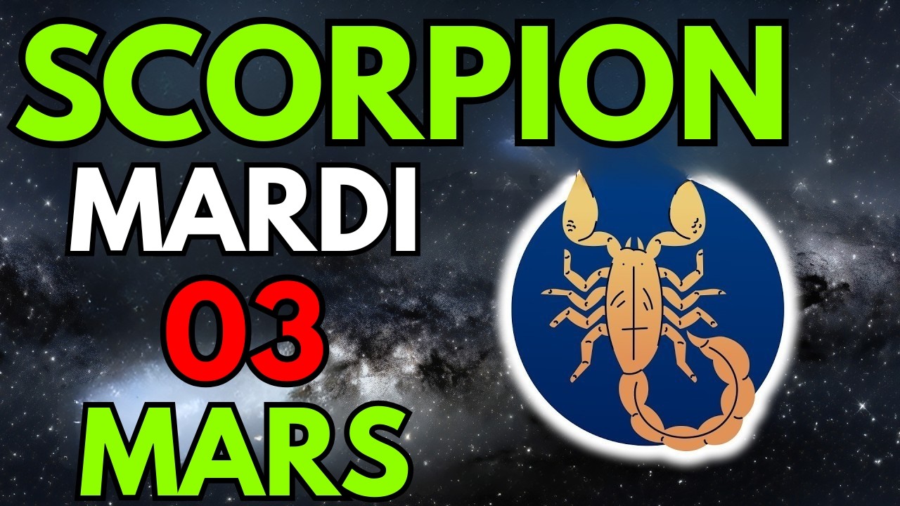 Scorpion ♏ BOUM 💣💥🧨 C'EST UN ÉNORME 😱🔎 Horoscope du jour 3 MARS 2026 🔮 Horoscope du jour