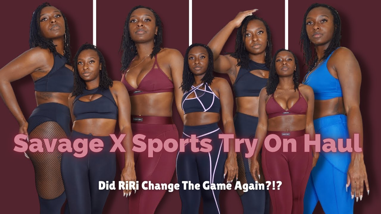 Savage X Sport Try On Haul (FULL COLLECTION): What Was RiRi Thought Process On This💭