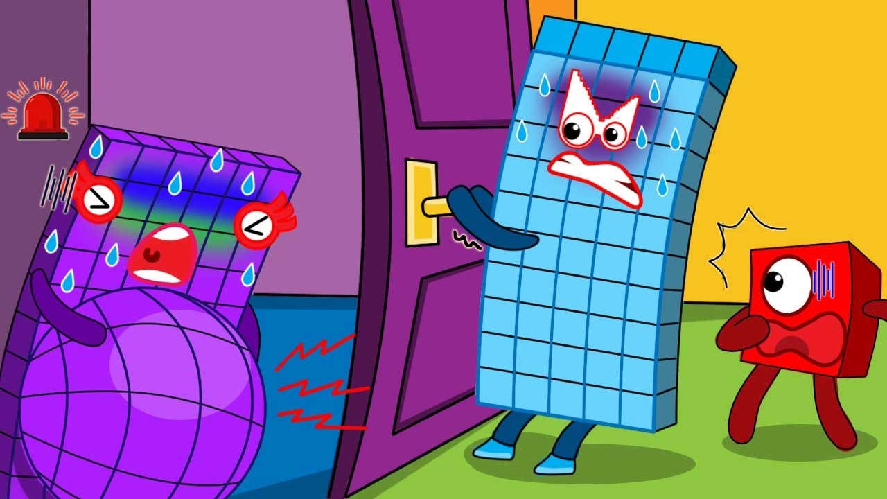Help! Numberblocks 60 Had a Boo Boo l Numberblocks fanmade coloring story
