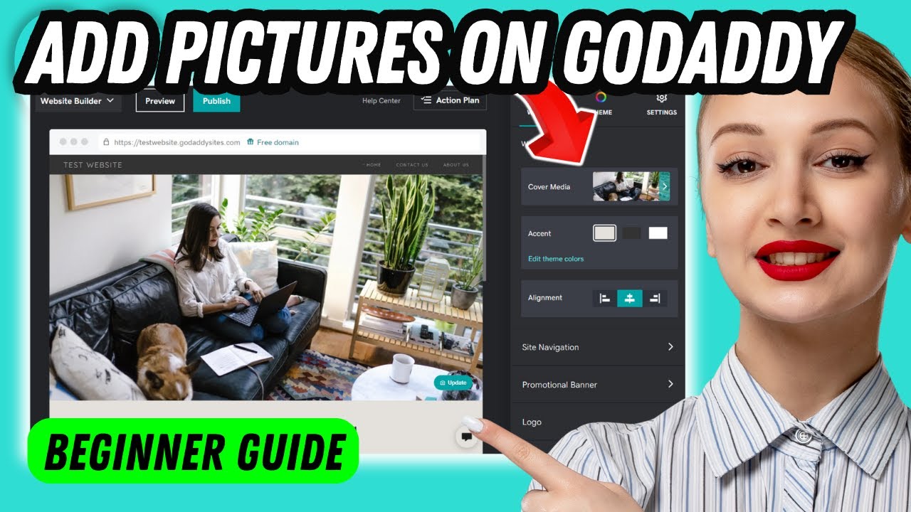 How to add pictures on godaddy website builder (Quick & Easy)