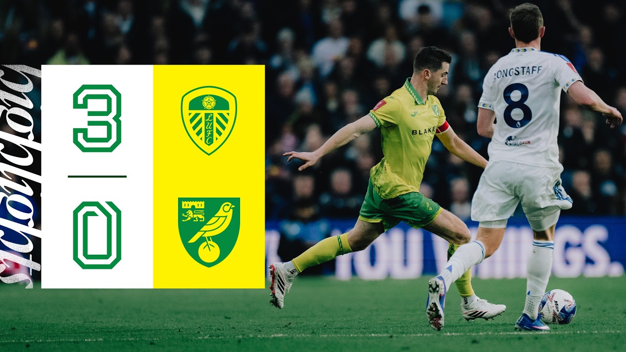 Canaries cup run comes to a close 😔 | Leeds United 3-0 Norwich City | Highlights