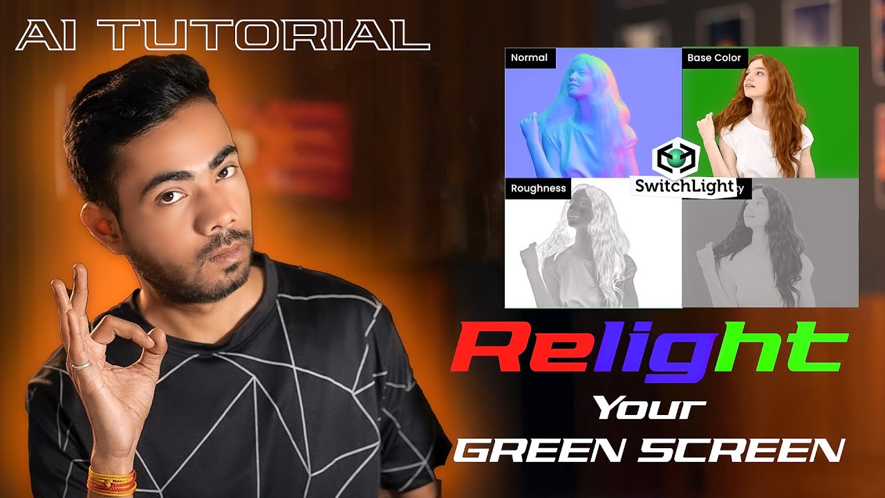 Green Screen Relight Tutorial | Beeble SwitchLight Tutorial | Ai Tutorial