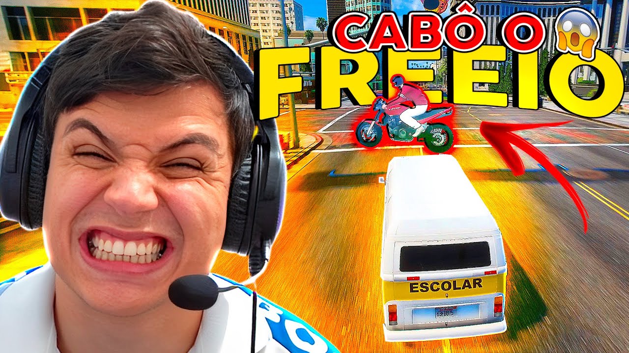 ACABOU O FREIO do CARRO no GTA RP 😂 (Paulinho o LOKO)