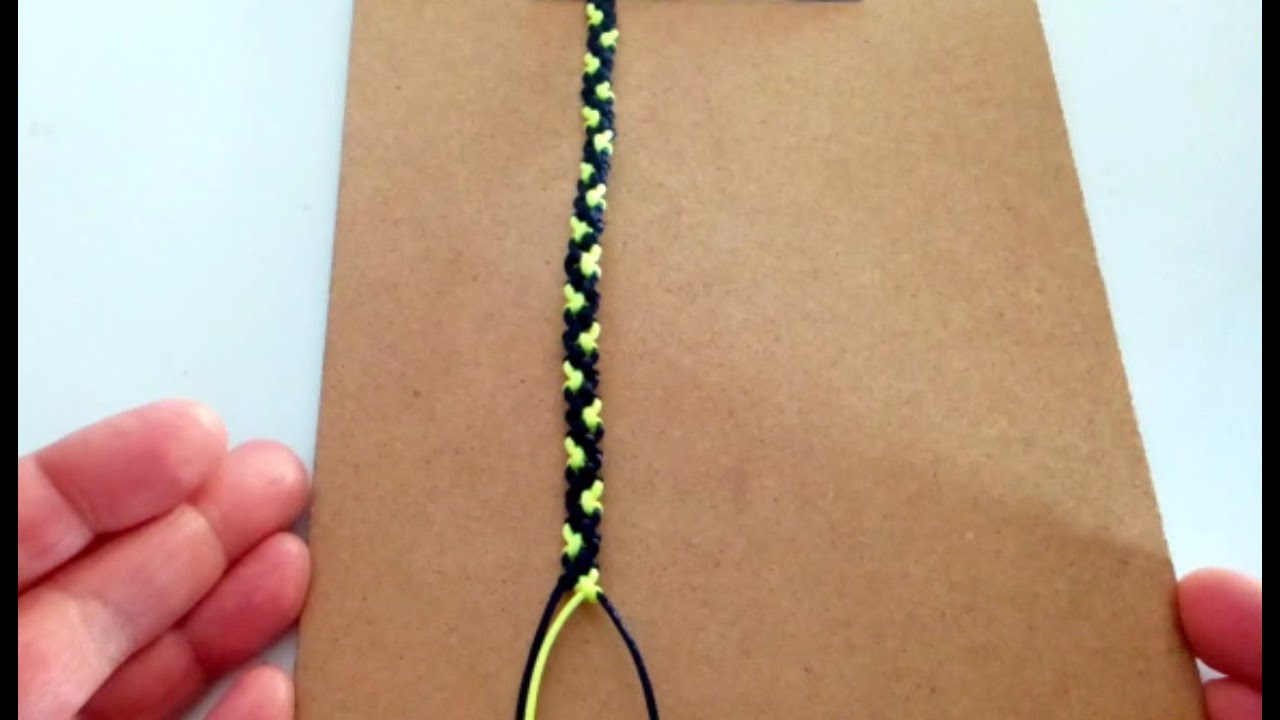 PULSERA con COLA DE RATÓN  muy FÁCIL y RÁPIDA.