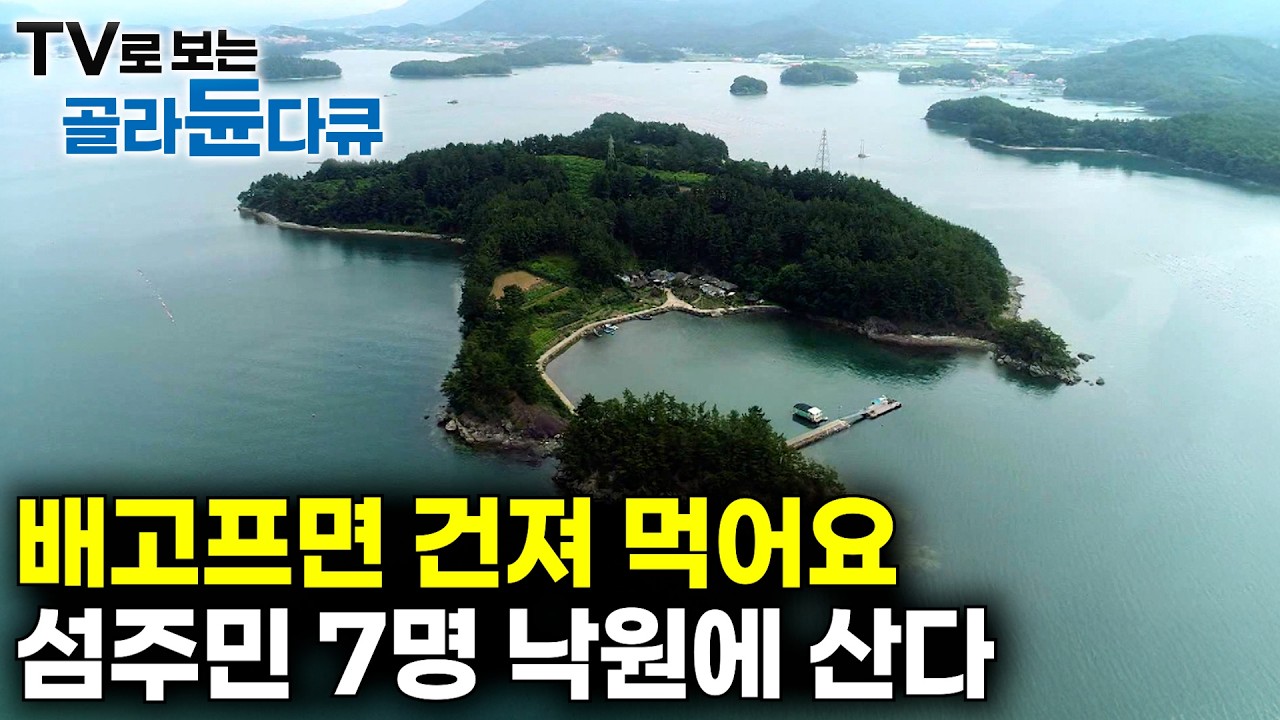 4가구 딱 7명 사는 섬마을 냉장고도 필요 없다｜배고프면 나가서 바다에서 건져먹는 마을｜산에서 바다에서 인생을 보내는 사람들｜한국기행｜#골라듄다큐