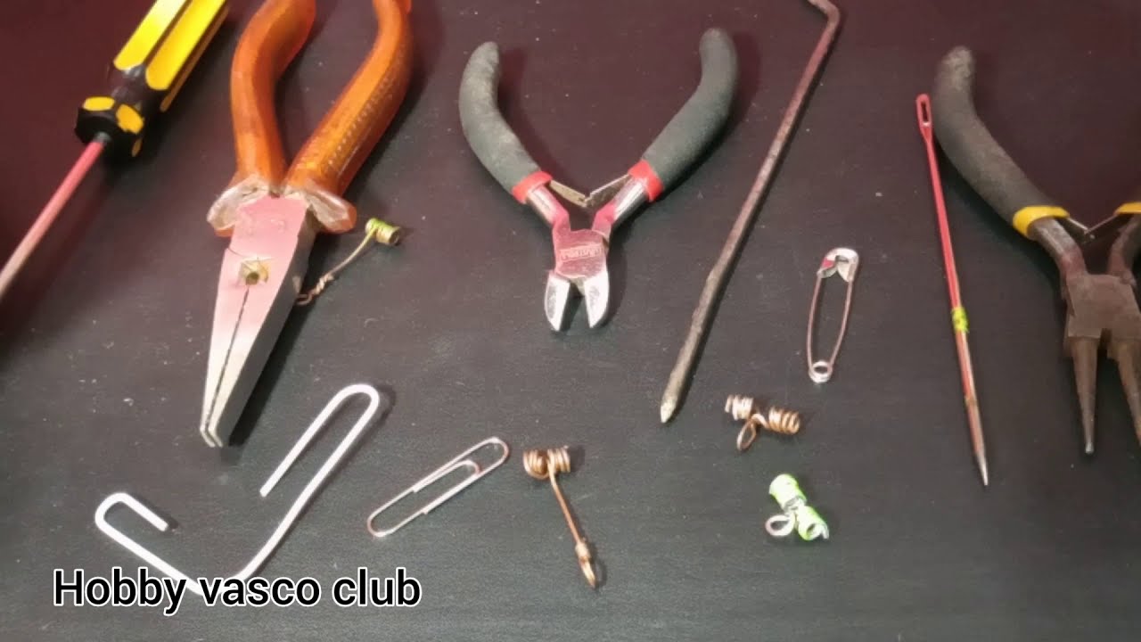 Cómo hacer rotores y mosquetones caseros para pescar