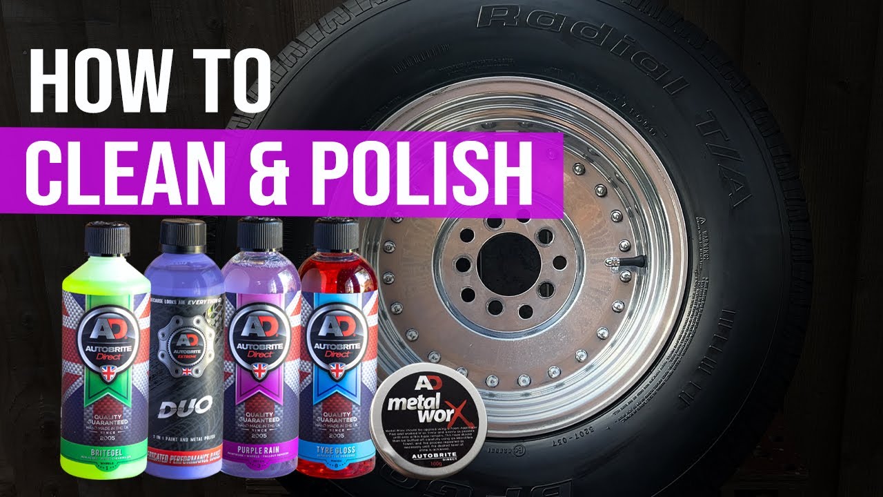 How to Clean and Polish Car Wheels