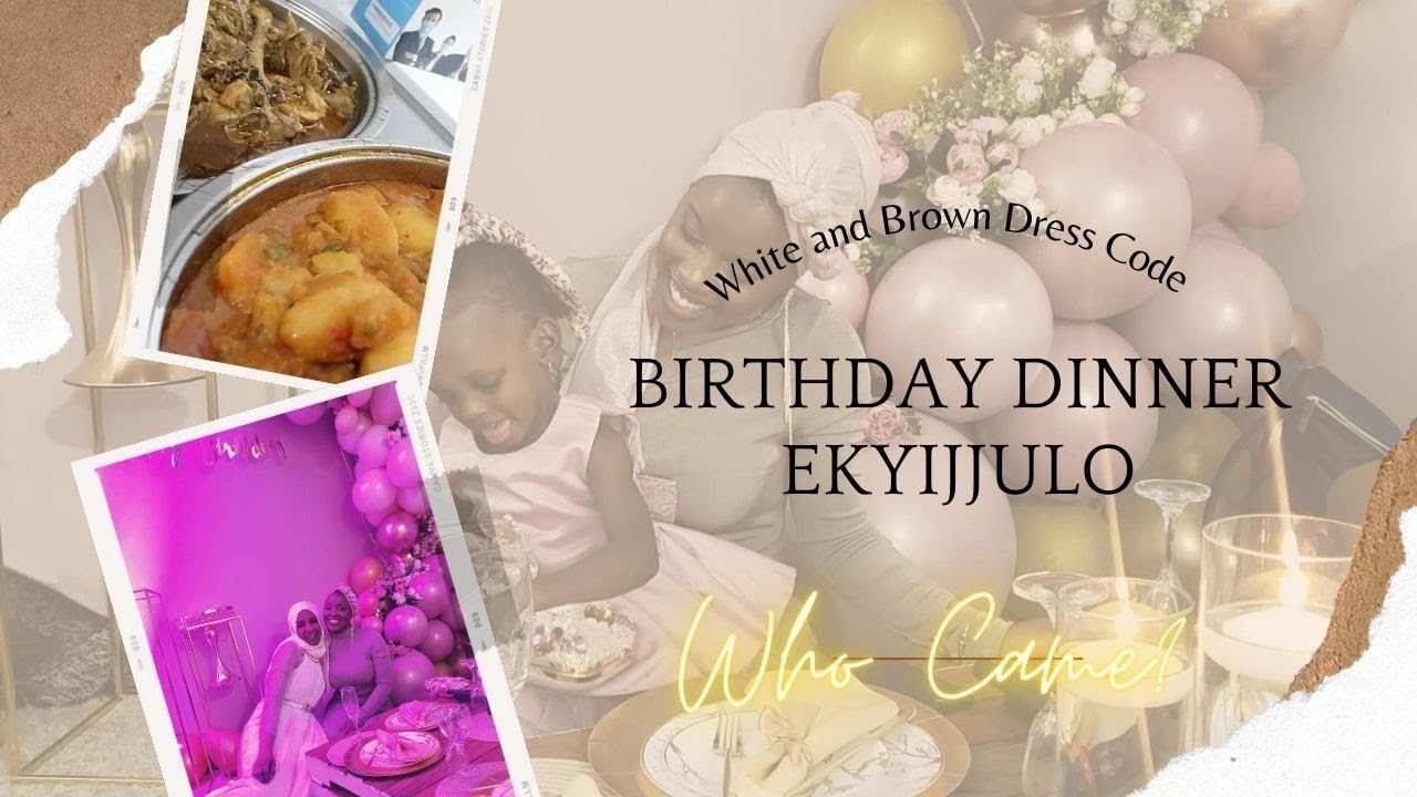 Ugandan Soul Food B.D Dinner | Boho Birthday Dinner Setting | DRESS CODE Themed Birthday Dinner