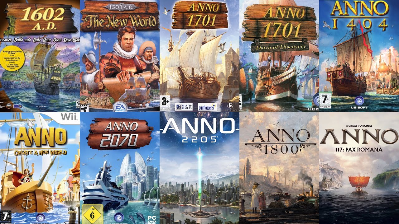Эволюция игр Anno [1998-2025]