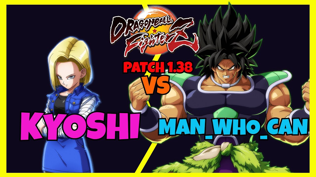 DBFZ - KYOSHI vs MAN_WHO_CAN matches (Blue Vegeta, Goku Black, A18 vs Gogeta 4, Jiren, S Broly)