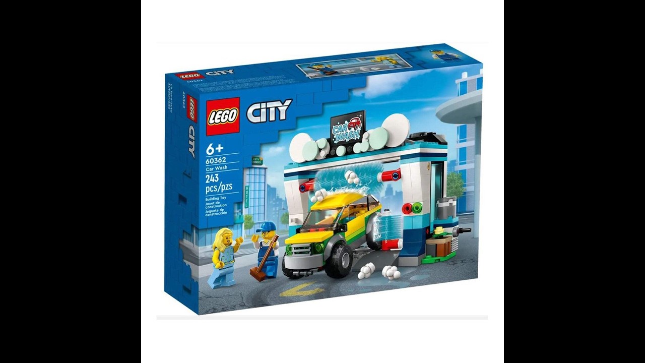 Обзор набора Lego City 2023 «Автомойка»