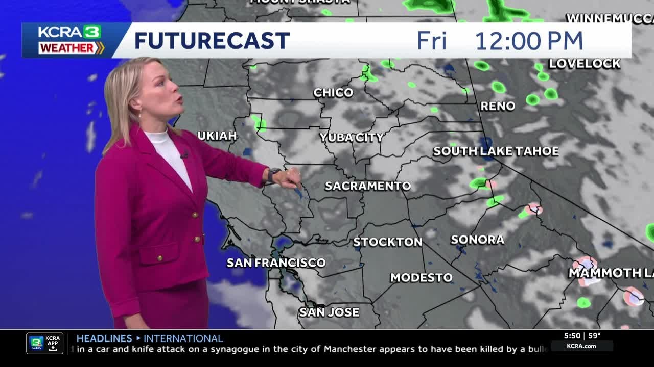 Northern California forecast: Another round of showers before a drier Friday afternoon