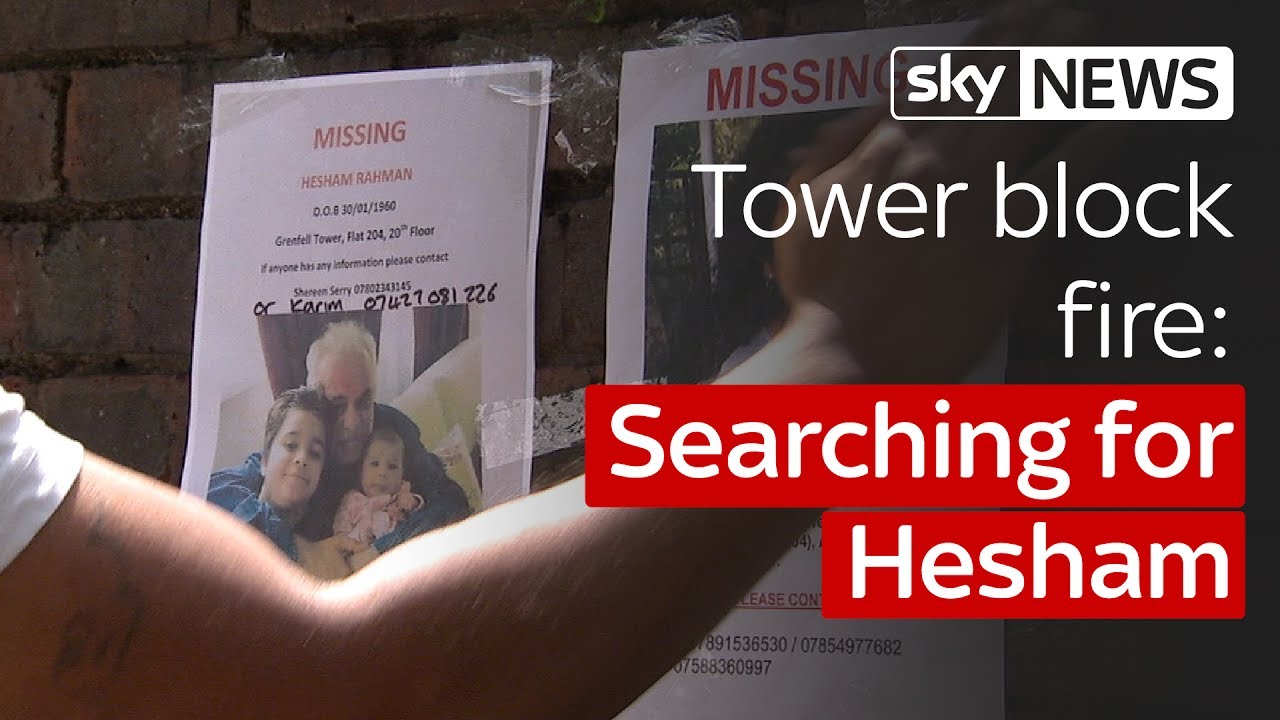 Tower block fire: Searching for Hesham