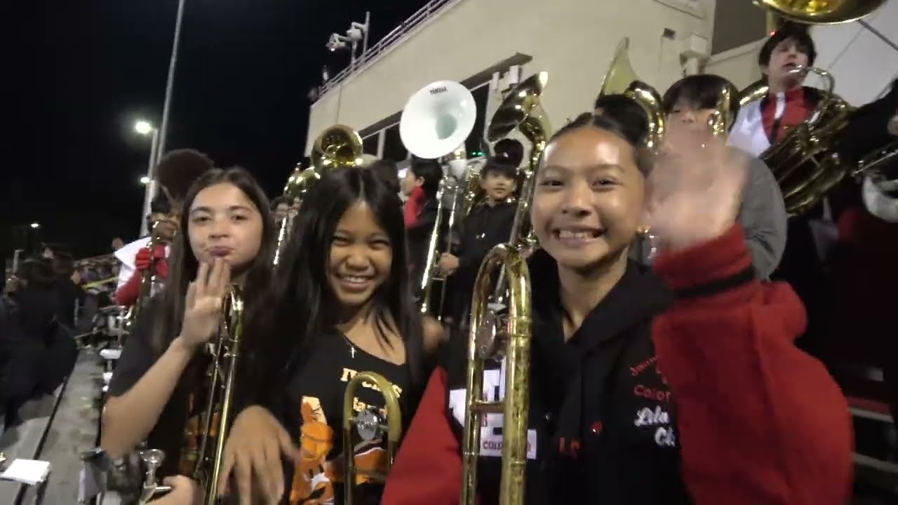 James Logan Pep Band at Oct 24th Football 2025