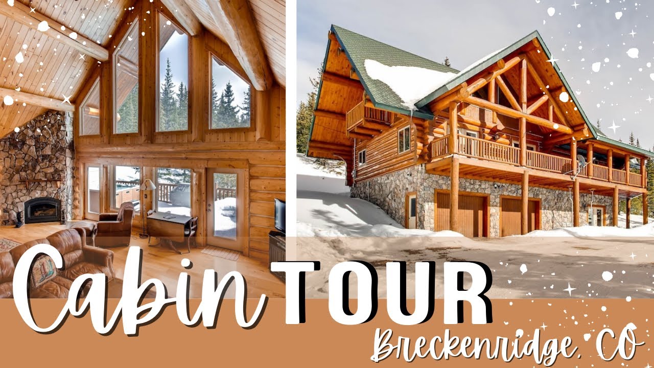 House Tour 🏔 2022 | Colorado Log Cabin Airbnb | Rustic Country Home Decor | Breckenridge, CO