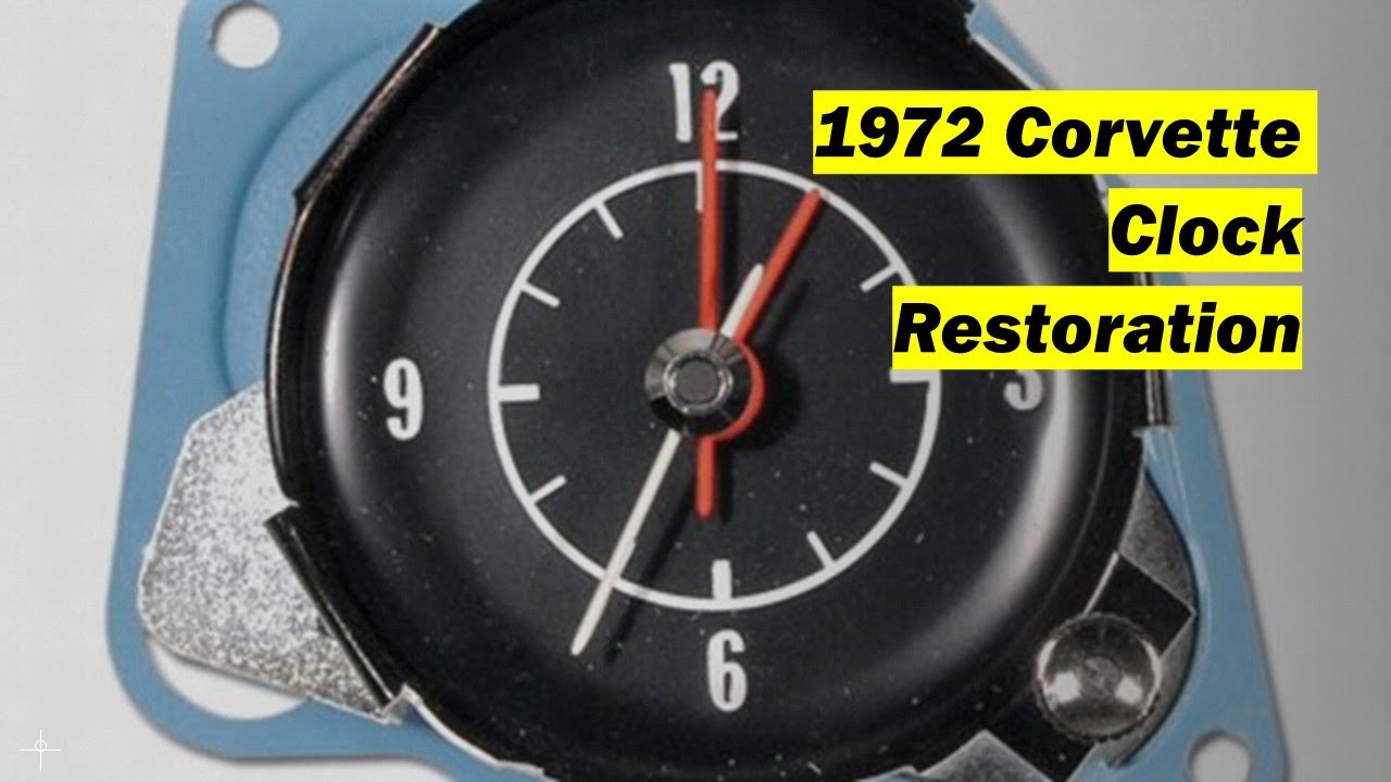 C3 Corvette Stingray Clock Restoration