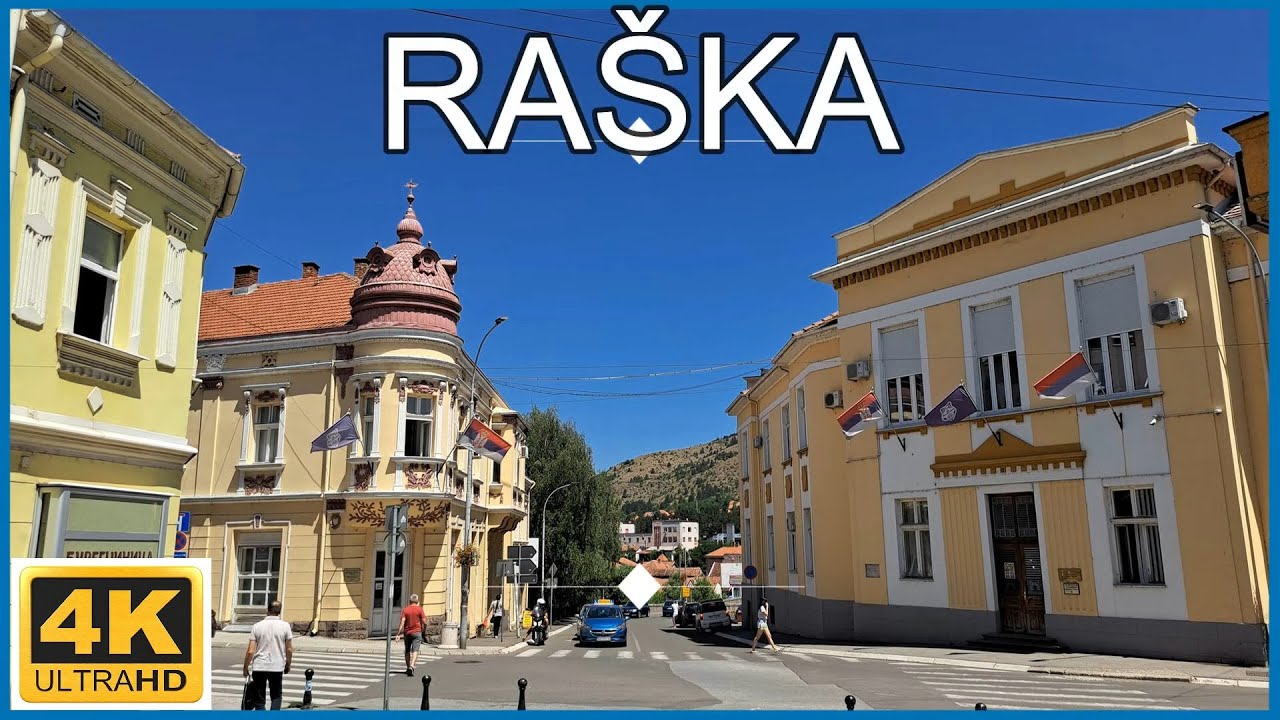 [4K] Ra&scaron;ka - Serbia🇷🇸Walking Tour - Town Centre