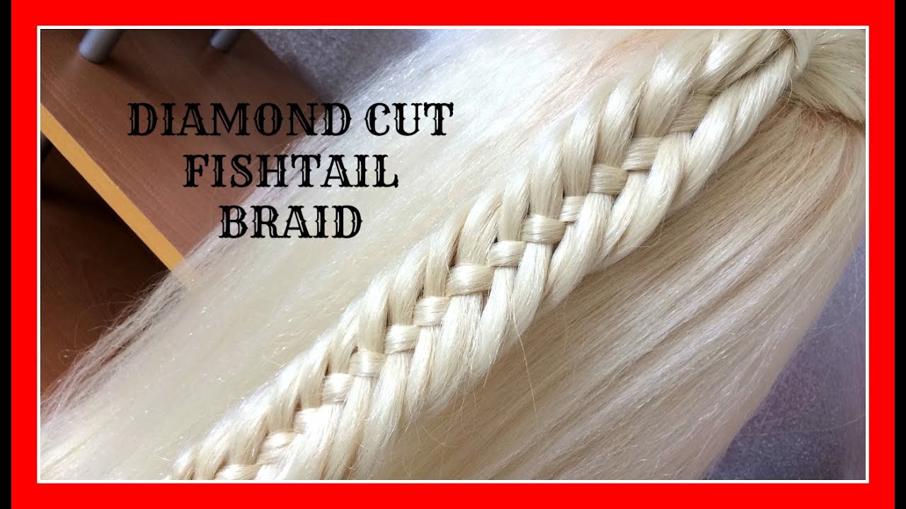 DIAMOND CUT FISHTAIL BRAID HAIRSTYLE / HairGlamour Styles /  Braids Hair Tutorial