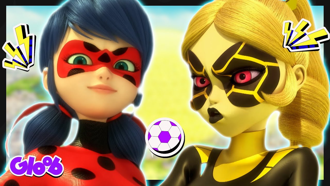 CHLOÉ É AKUMATIZADA E ENFRENTA O TIME DE LADYBUG NO JOGO DE FUTEBOL |MIRACULOUS LADYBUG 4ª TEMPORADA