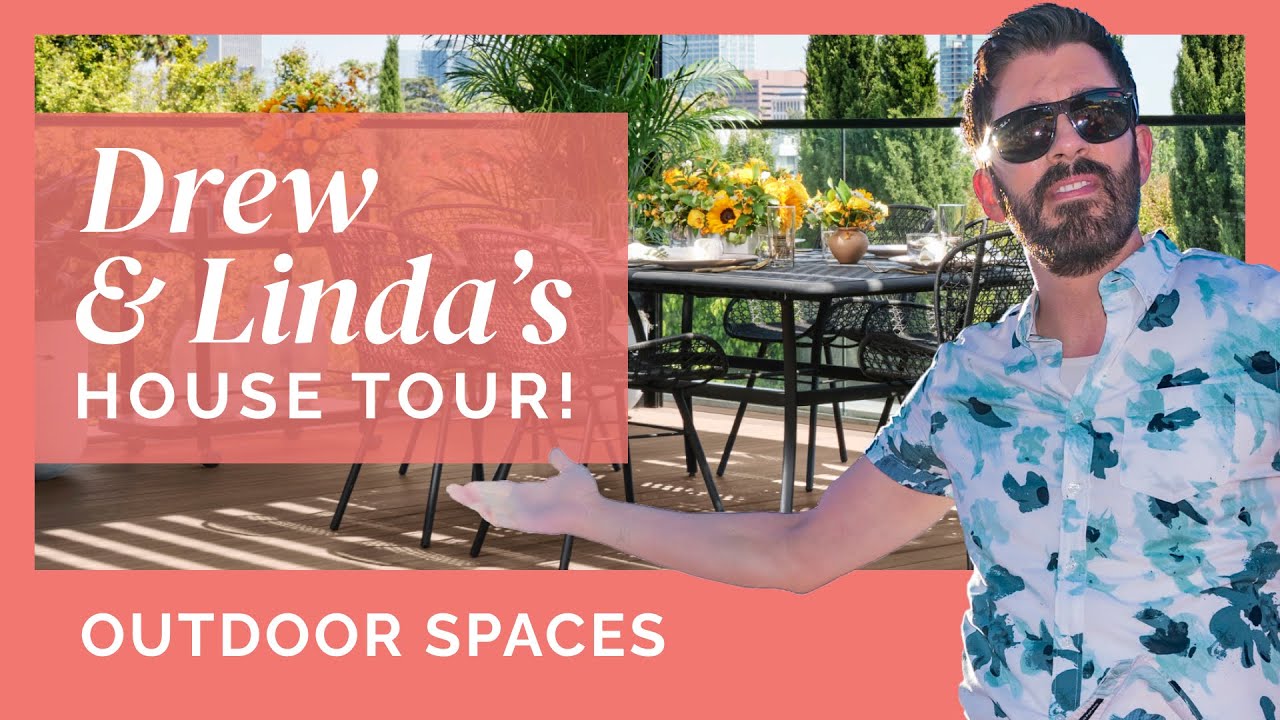 Drew Scott Gives EXCLUSIVE Home Tour of His Ultimate Outdoor Oasis! ☀️ | Drew & Jonathan