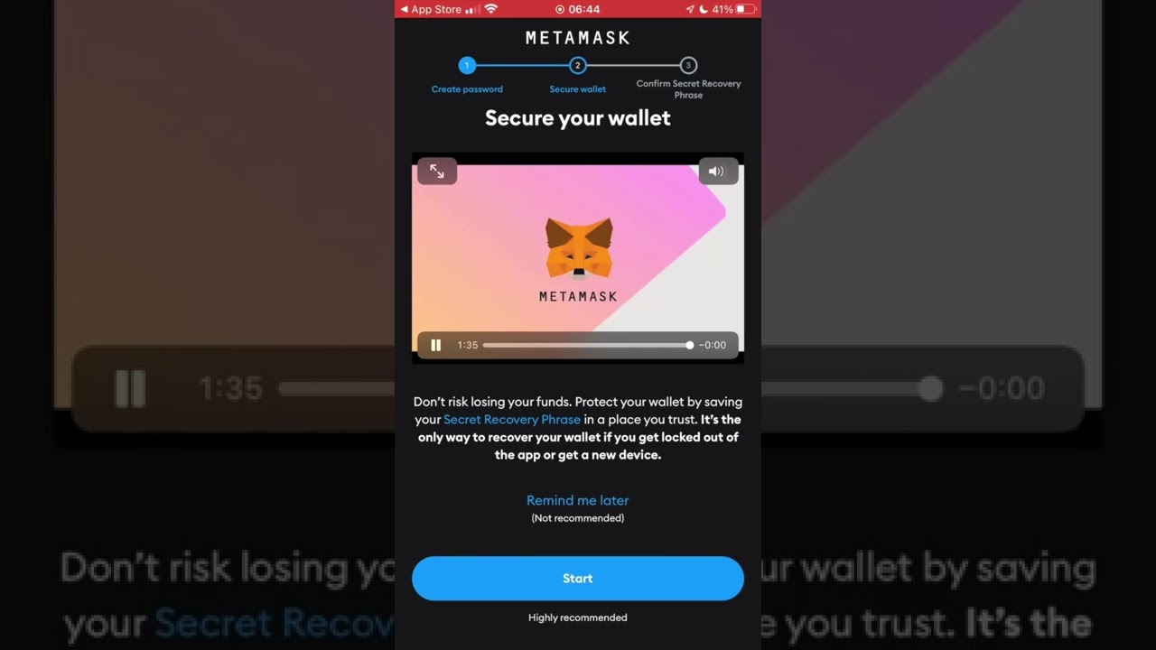 How To Create a Metamask Account on a Mobile Device