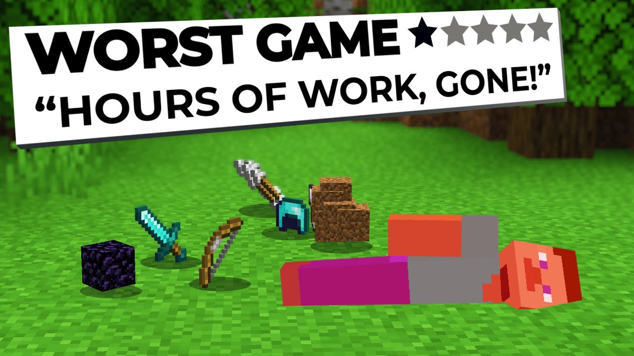 The worst minecraft reviews on the internet...