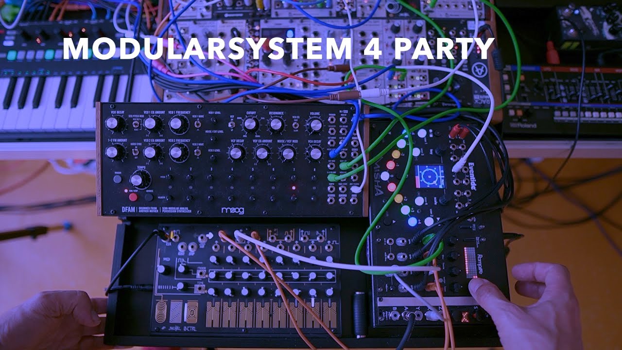 Kann mein Eurorack Party ? Drum Loops schubsen mit Squarp Rample