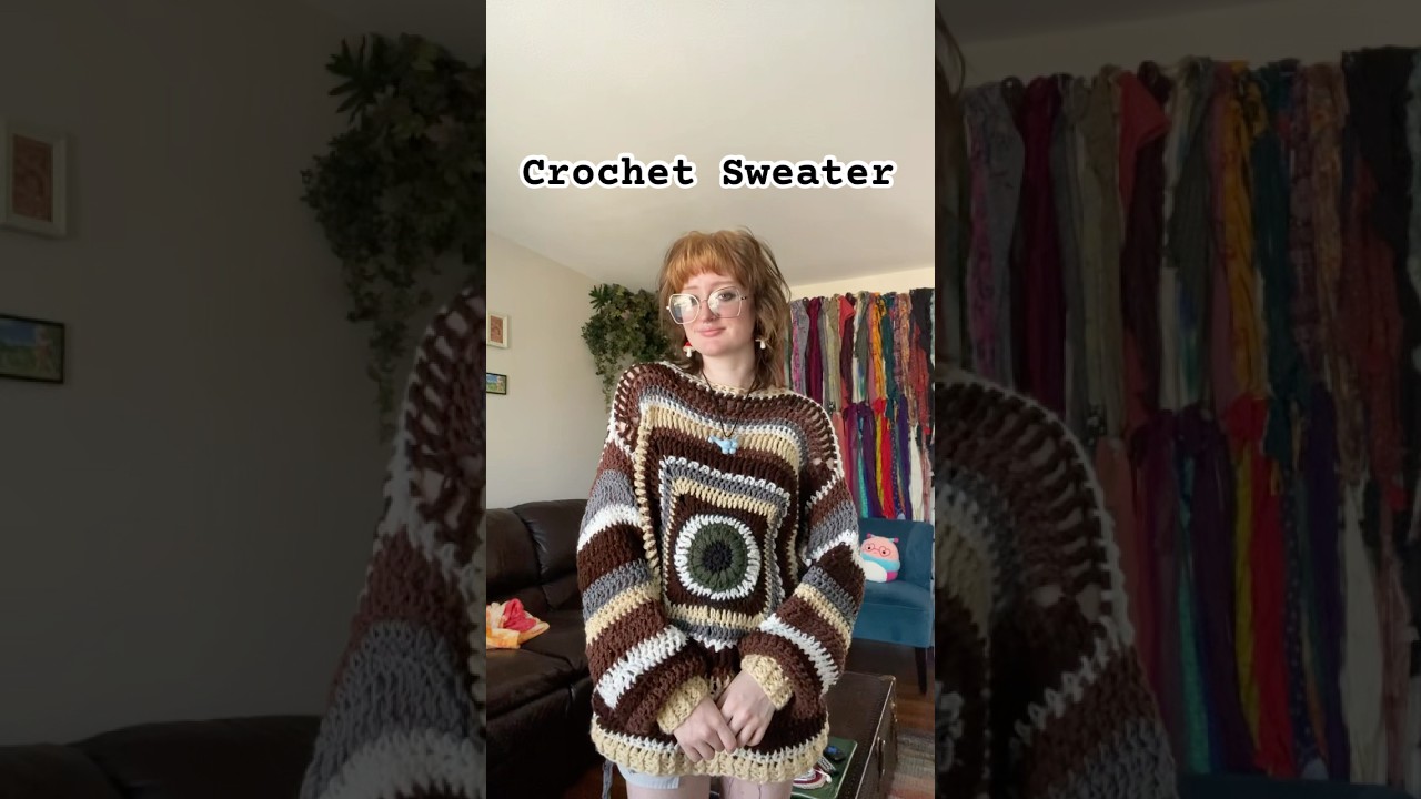 This is probably one of my favorite crochet wearables I have ever made🤍 freehanded by me! #crochet