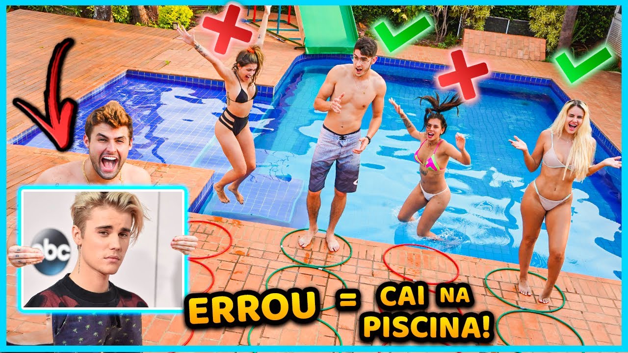 ERA PARA SER UMA BRINCADEIRA MAS ELAS CAÍRAM NA PISCINA!!  [ REZENDE EVIL ]
